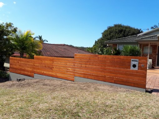 Hardwood timber screening Boambee- East August 2018