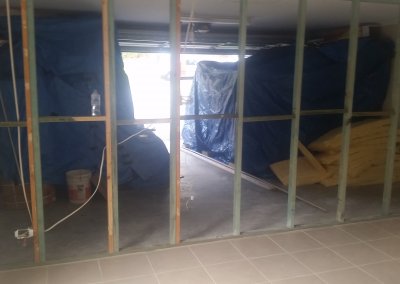 Work order to Rebuild a damaged wall Toormina May 2019